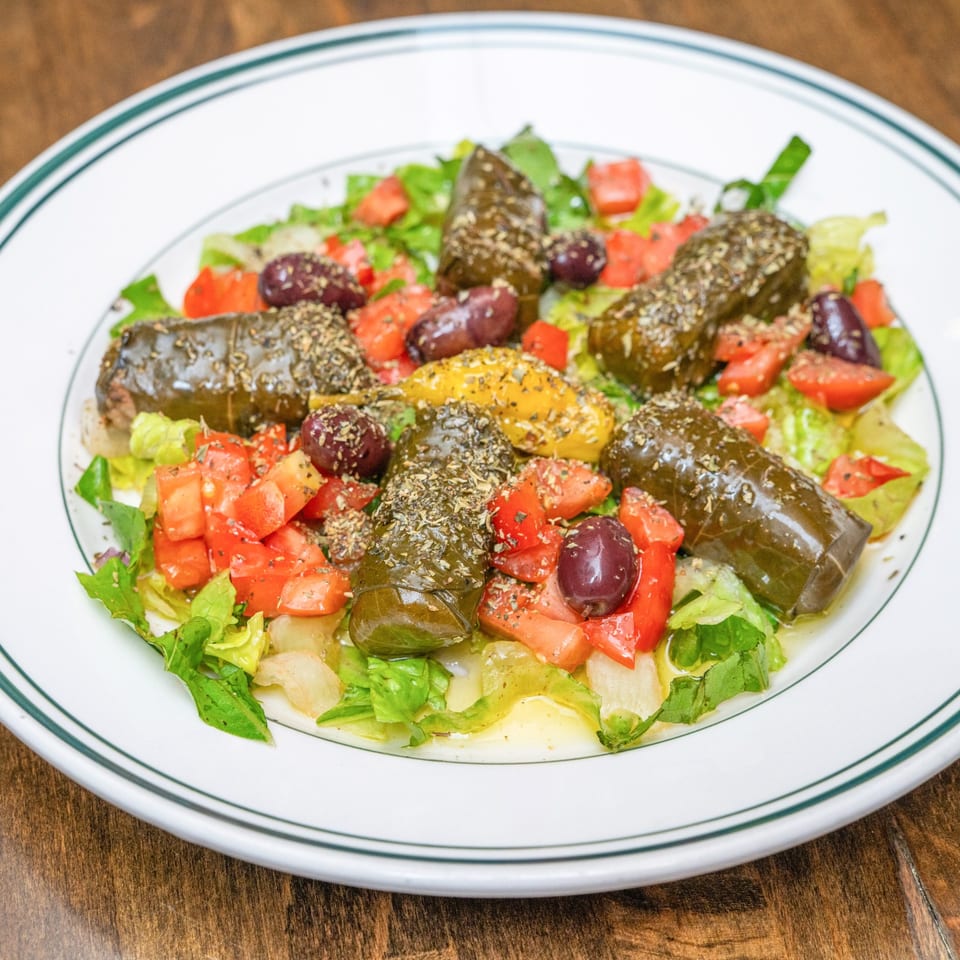 Stuffed grape leaves