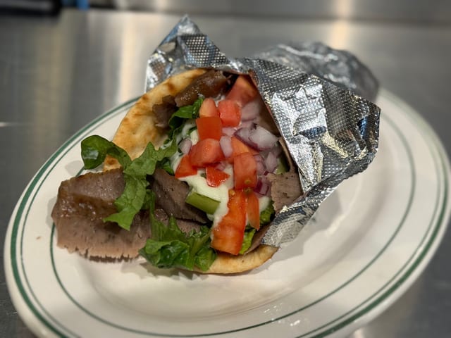 Gyro Pita Sandwich.